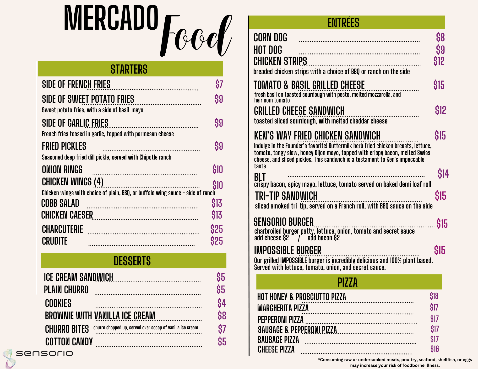 Food & Drink | Sensorio Paso Robles